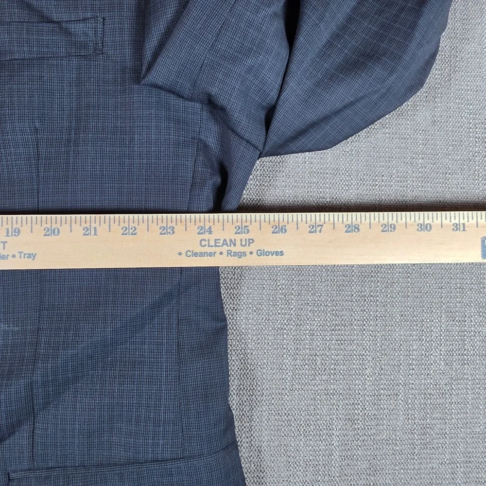 Jos. A. Bank Full Suit Mens 52R Blue Traveler's Collection Tailored 100% Wool